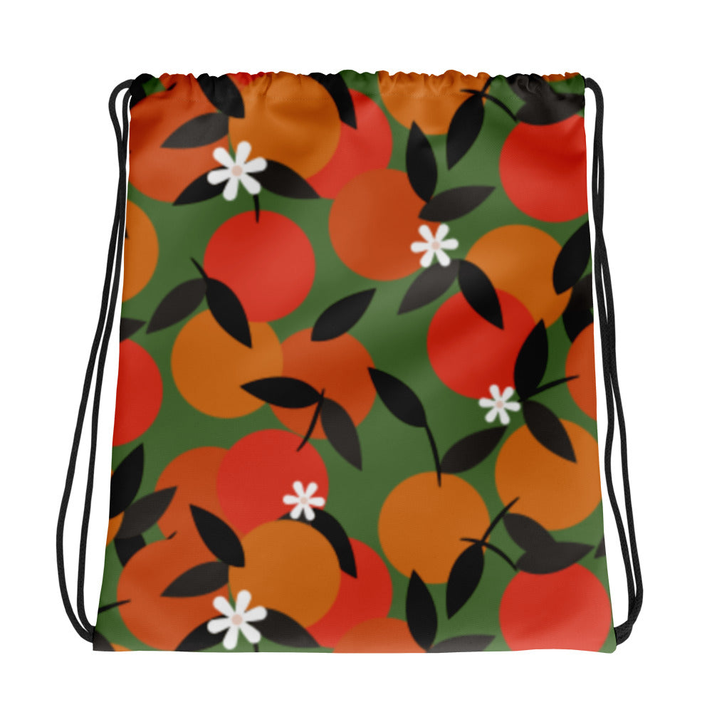 Oranges Designer Drawstring bag Shop Belize Vibes