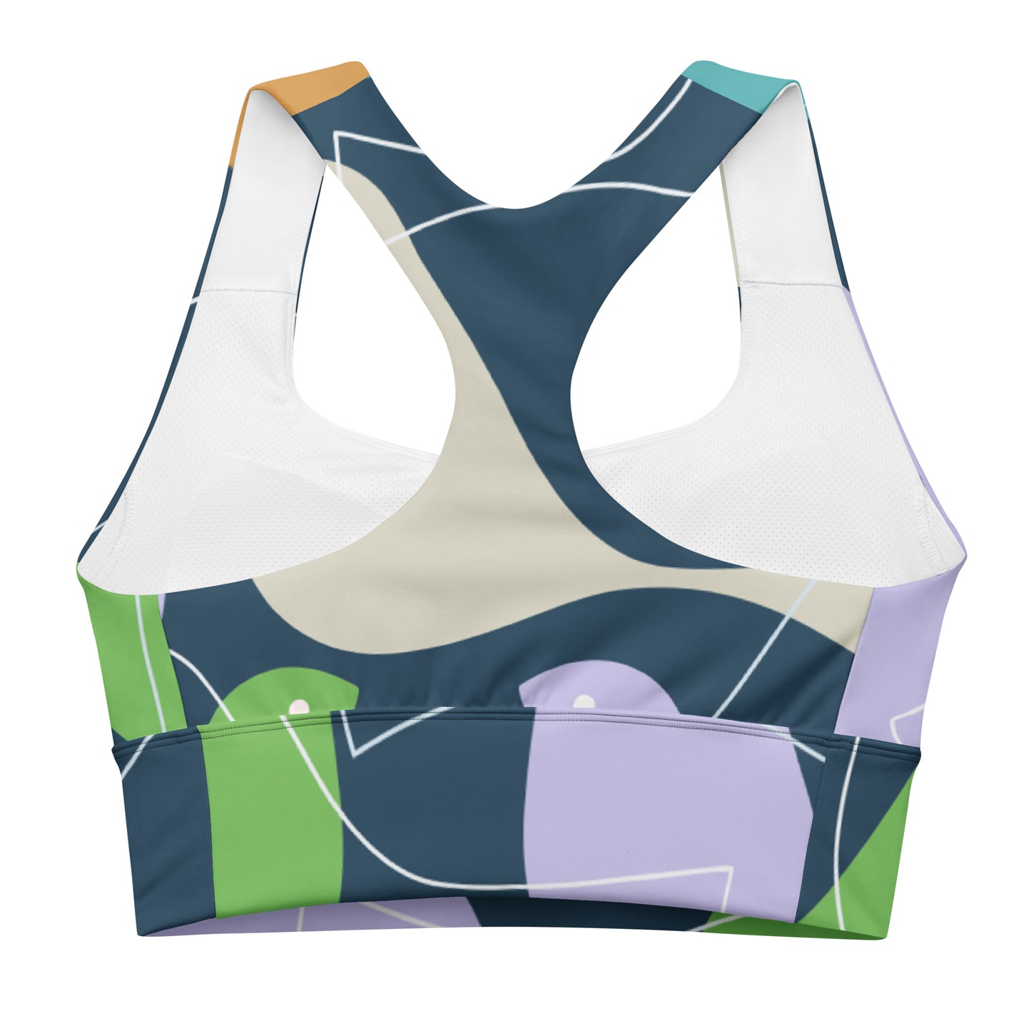 Belize Birds Longline sports bra