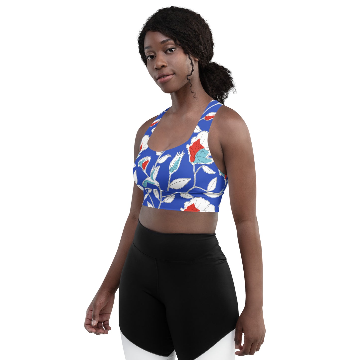 Hummingbird Longline sports bra