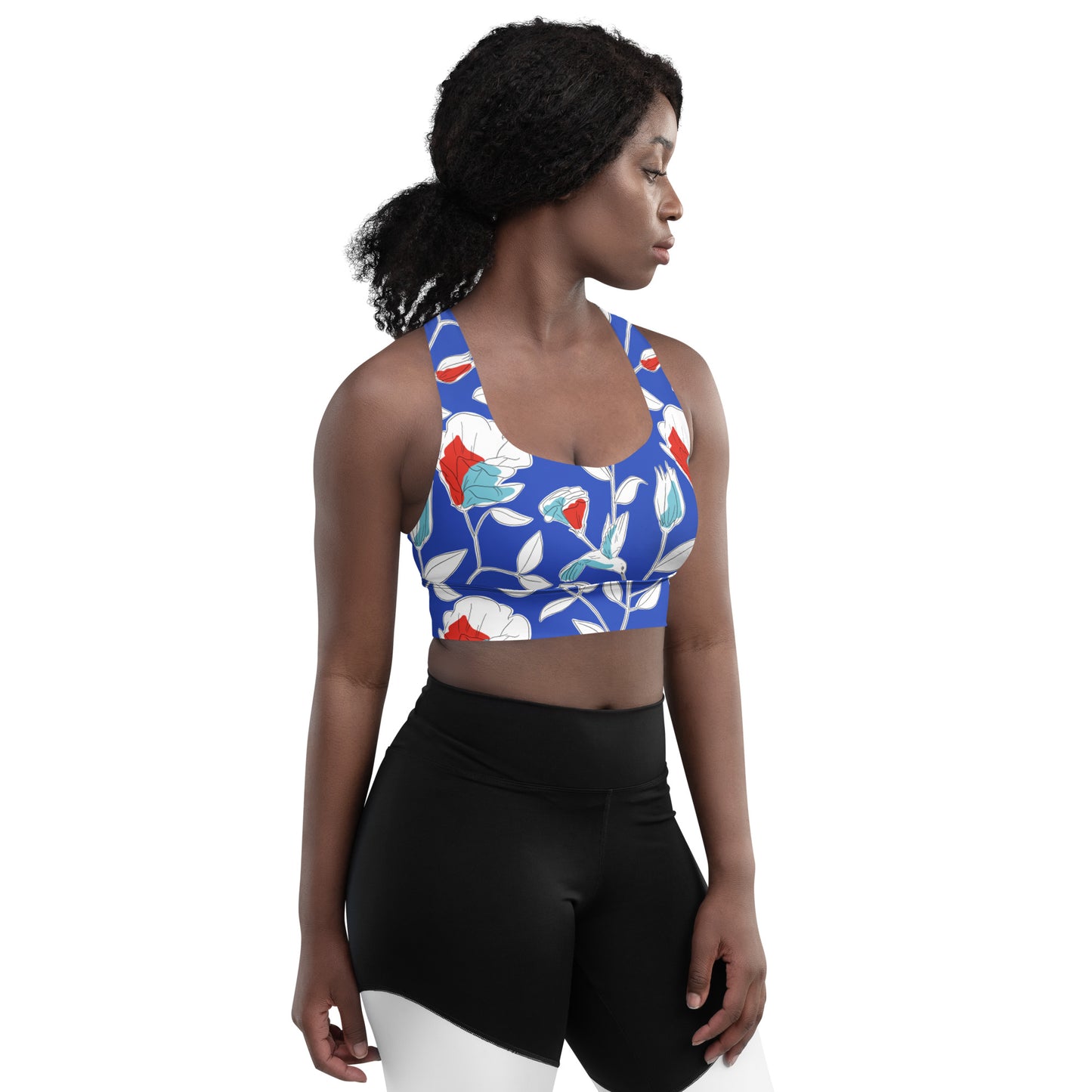 Hummingbird Longline sports bra