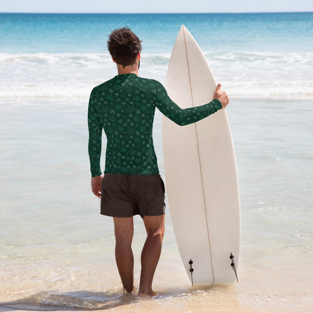 Men's Rash Guard weed