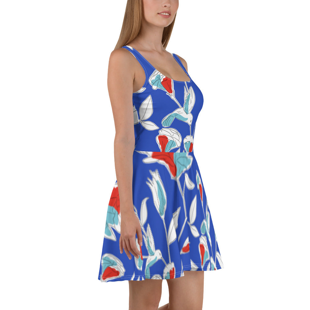 Hummingbird Flowing Dress