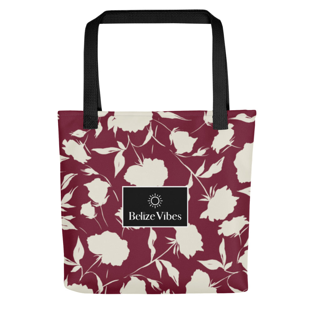 Placencia Belize Vibes Hibiscus Tote bag