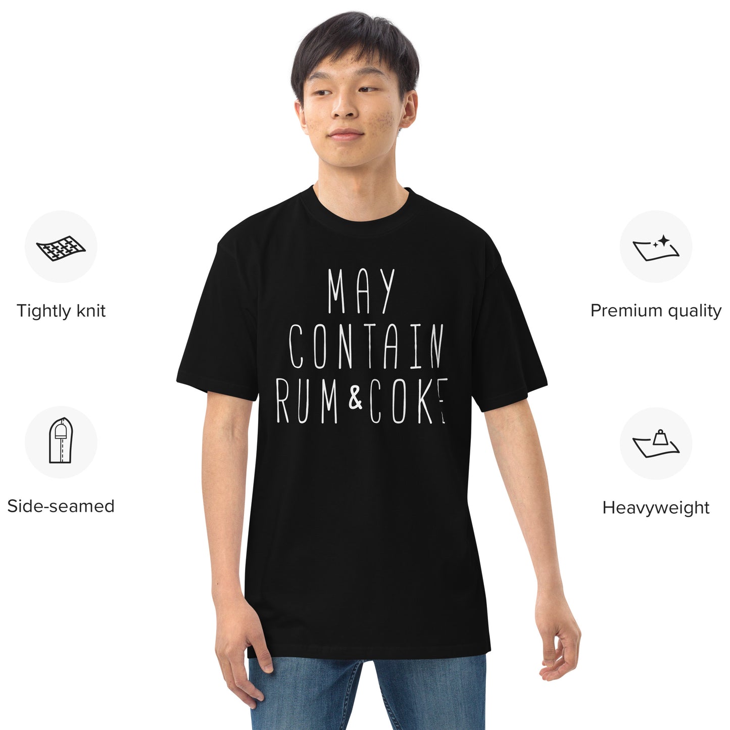 Rum Men’s premium heavyweight tee