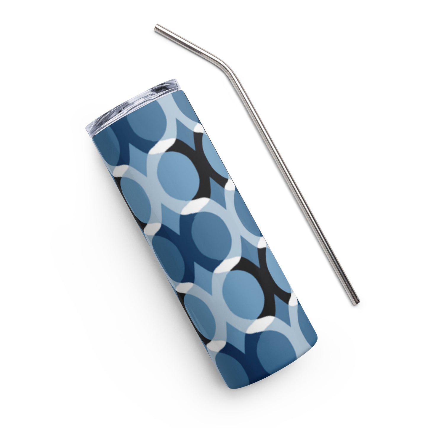 Blue Bubbles Stainless steel tumbler