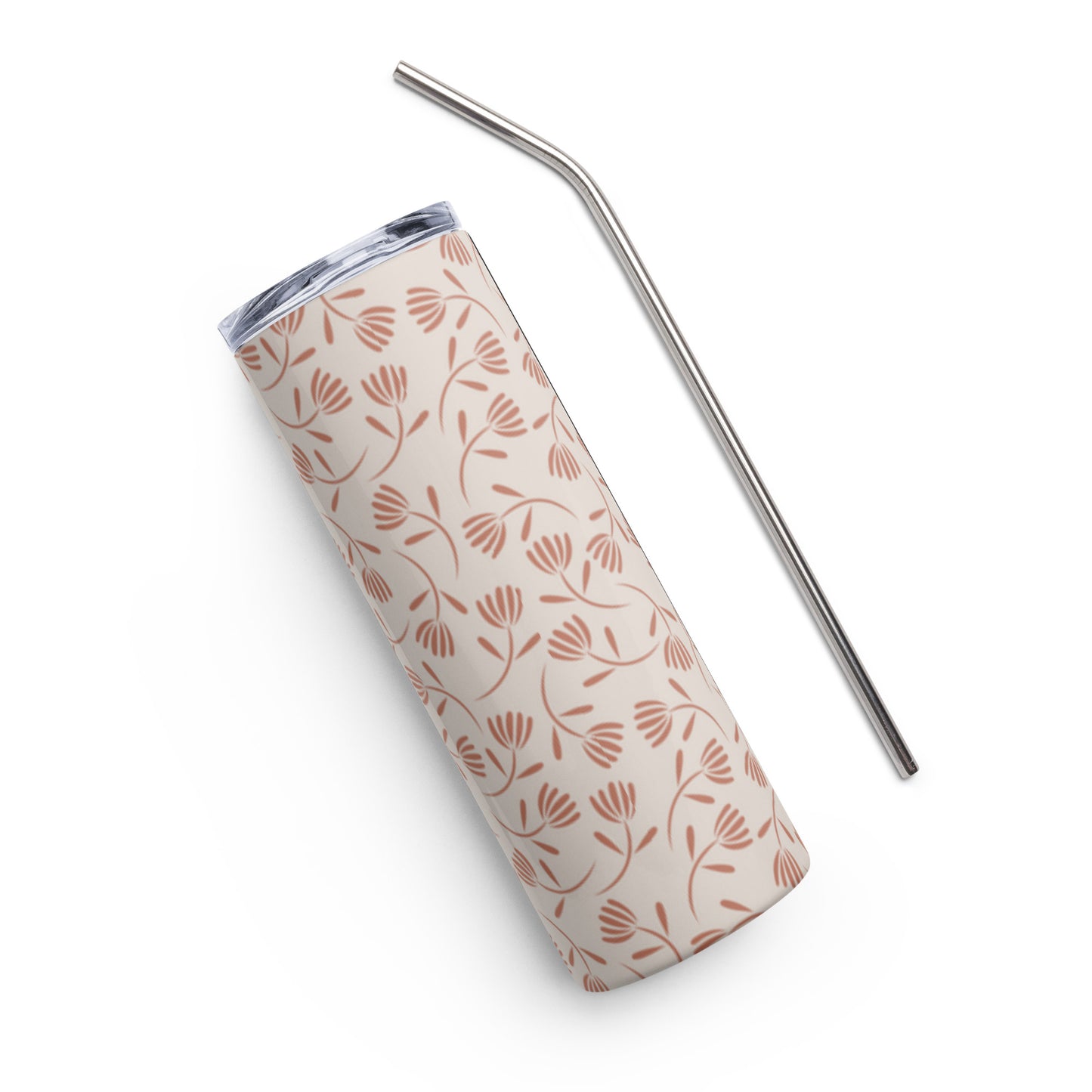 Peach Stem Stainless steel tumbler