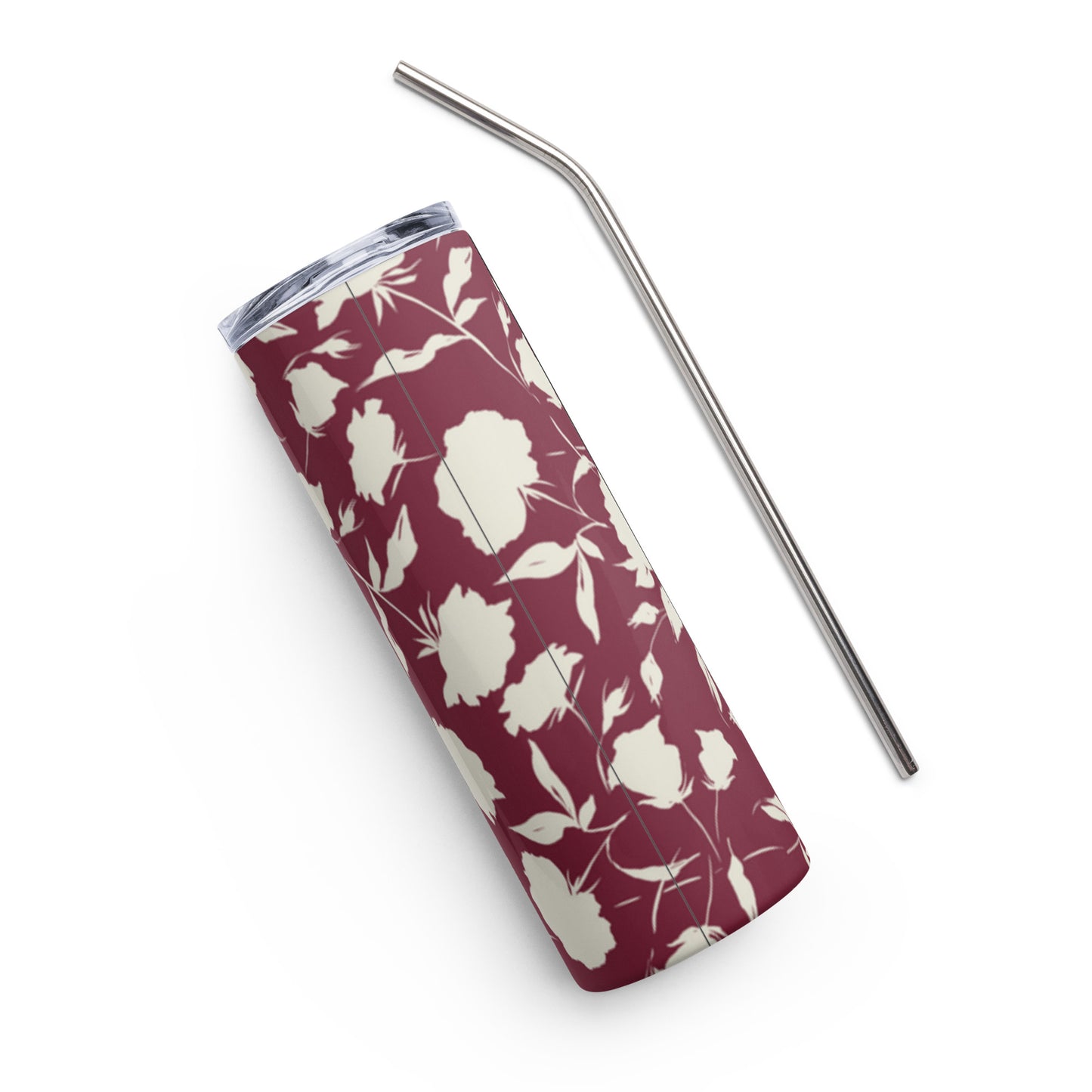 Hibiscus Stainless steel tumbler