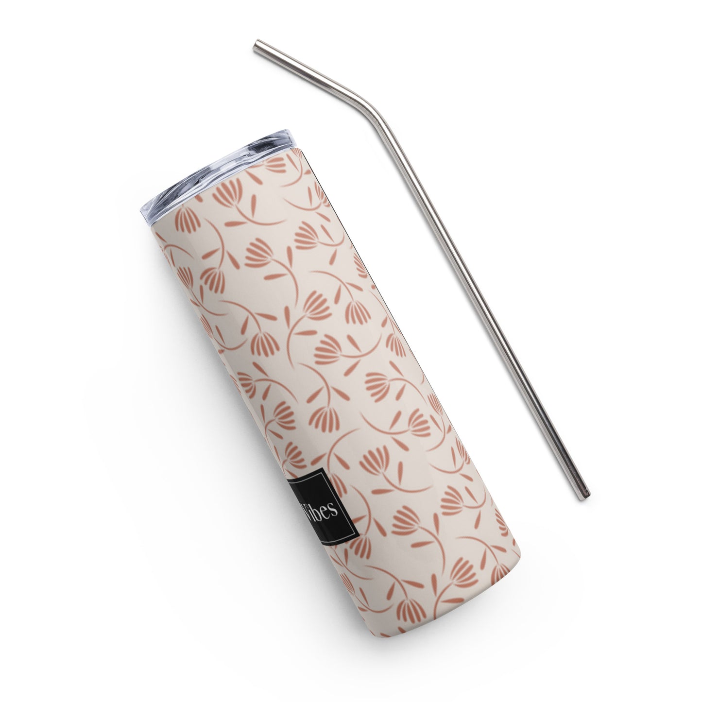 Peach Stem Stainless steel tumbler