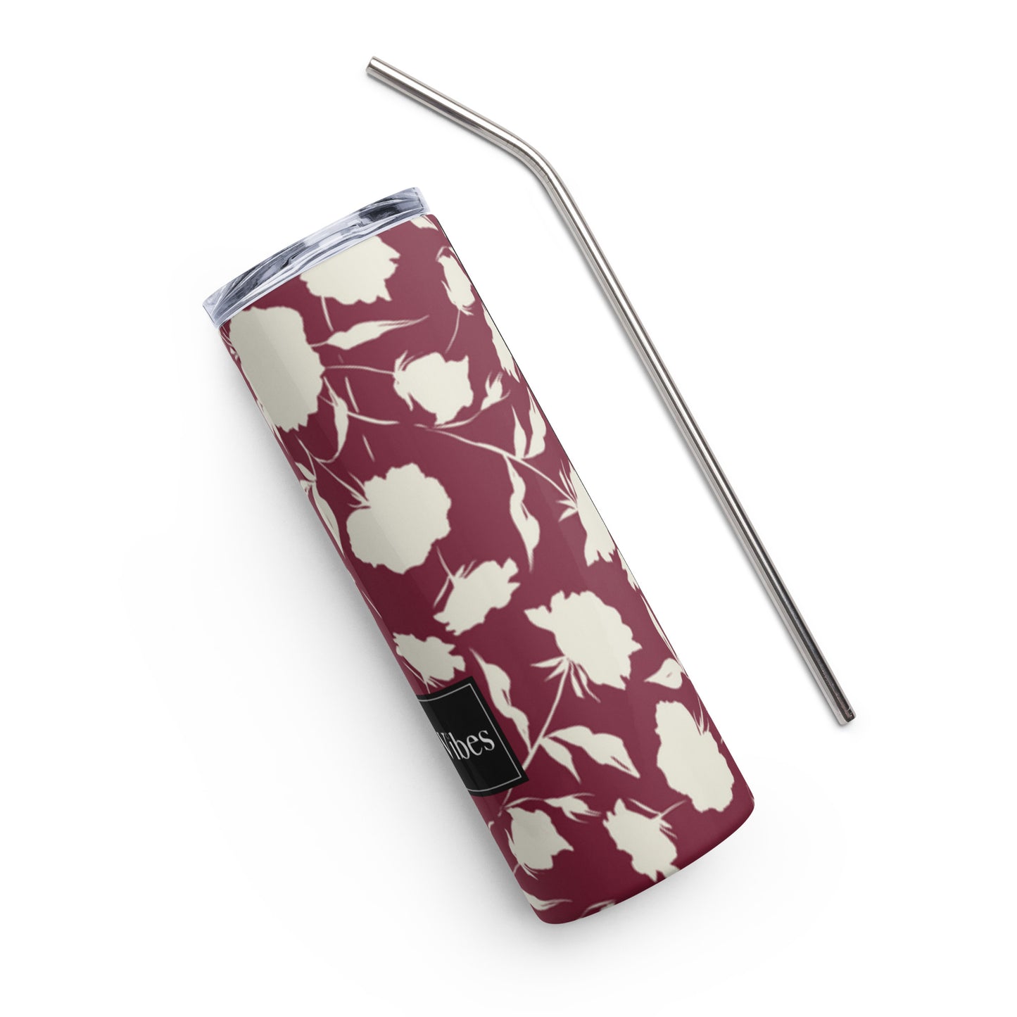 Hibiscus Stainless steel tumbler