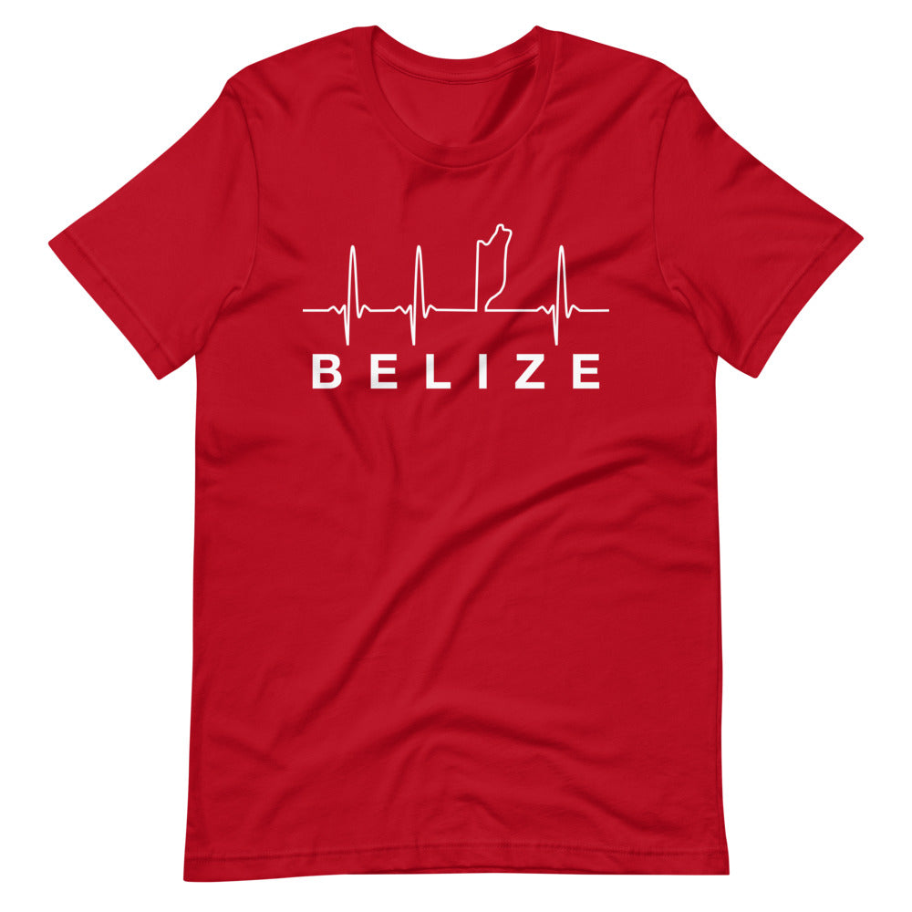 Belize Lifeline White Logo Short-Sleeve Unisex T-Shirt