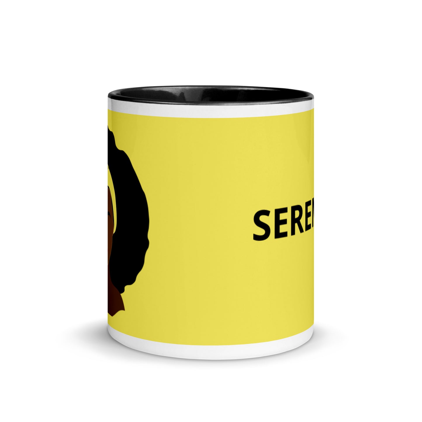Garifuna Girl Mug with Color Inside - ADD YOUR NAME