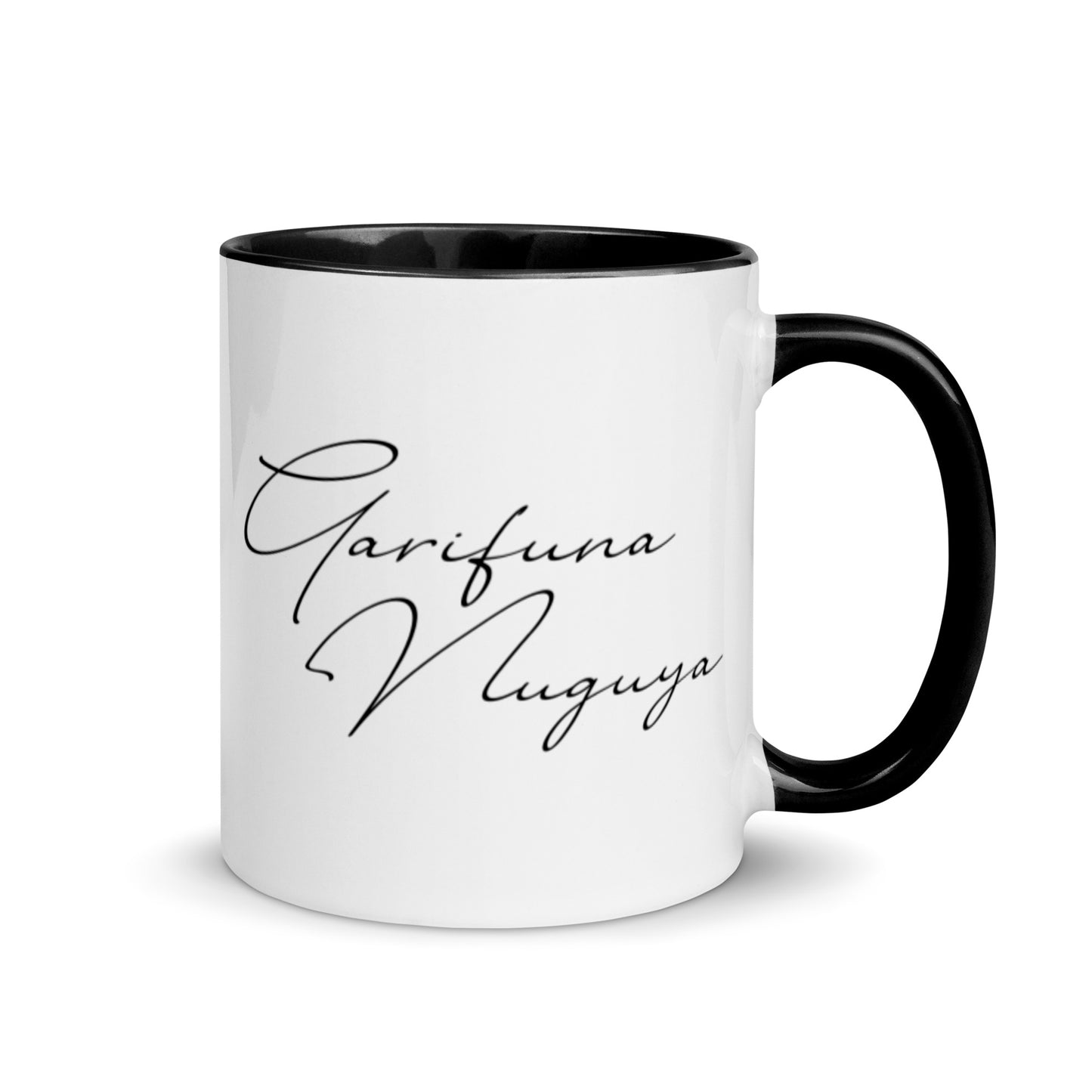 Garifuna Nuguya Girl Mug with Color Inside
