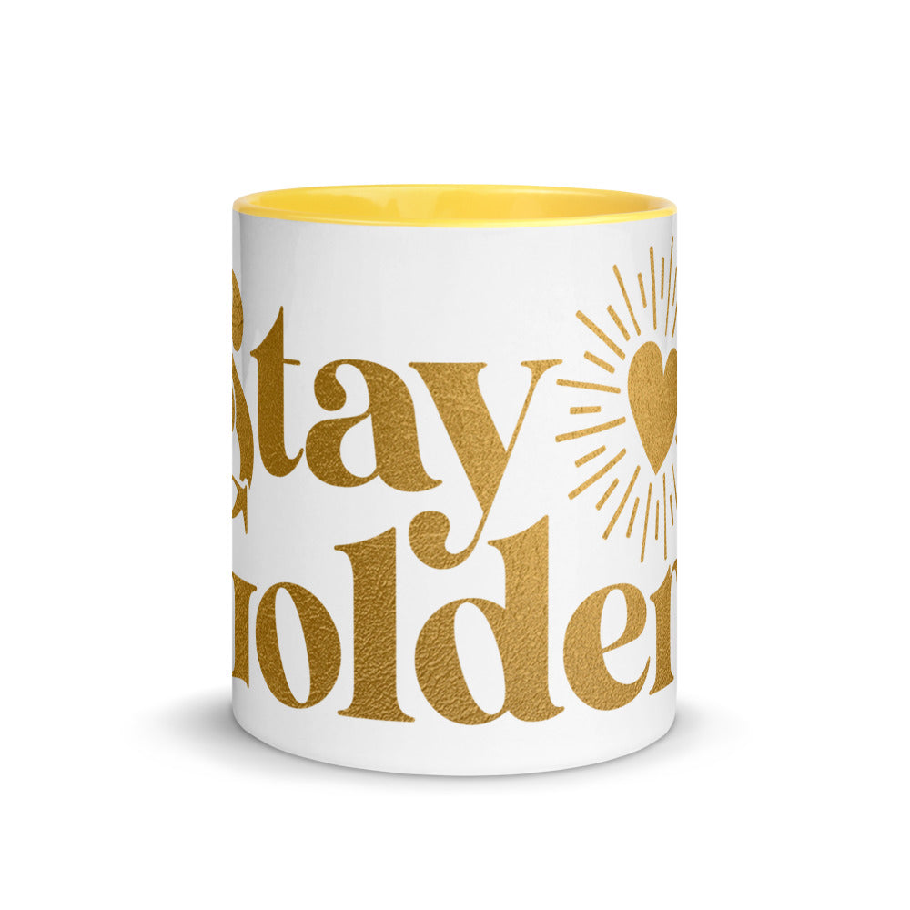 Stay Golden Mug with Color Inside