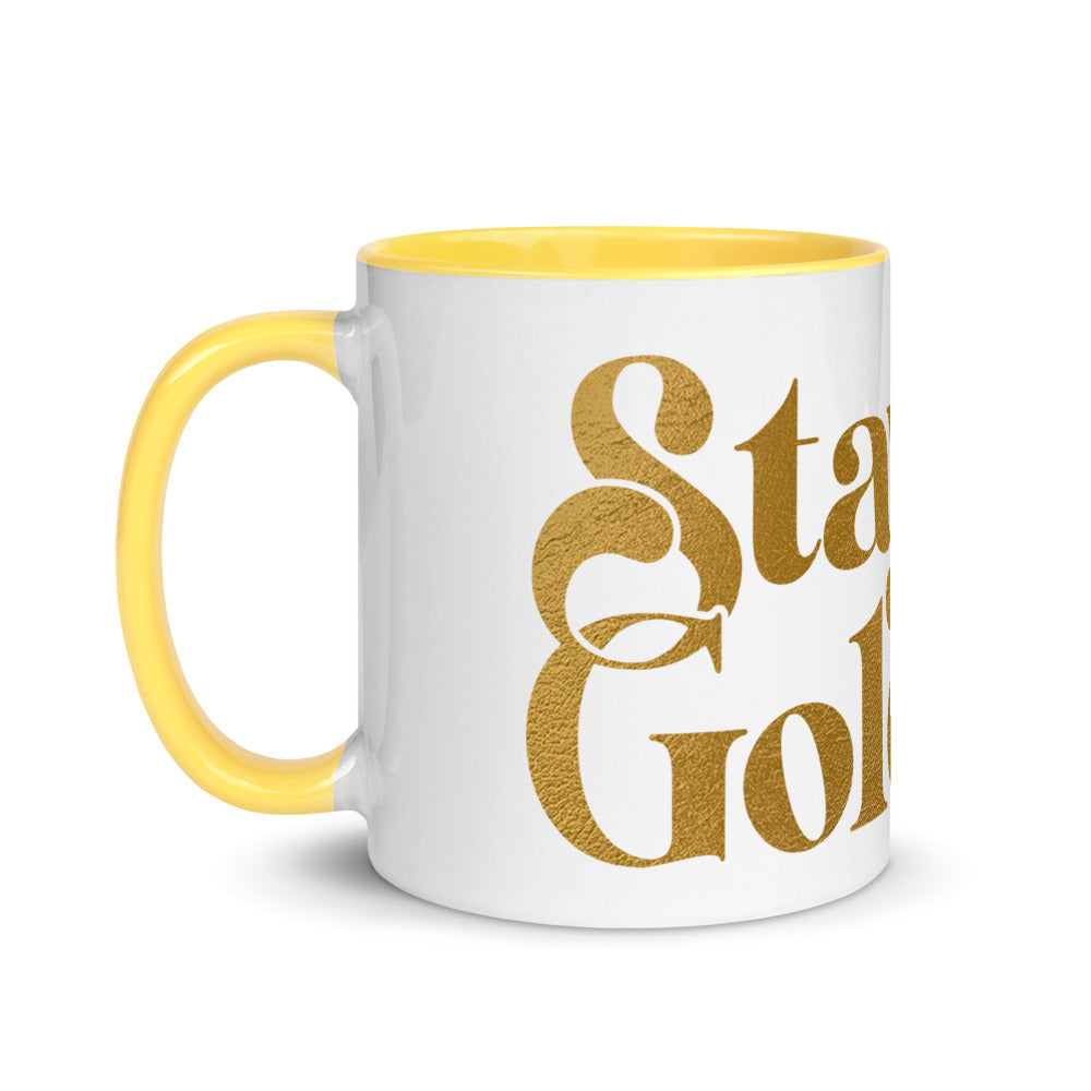 Stay Golden Mug with Color Inside