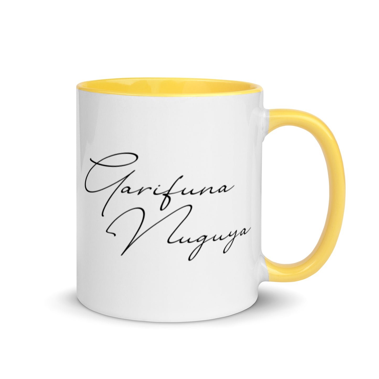 Garifuna Nuguya Girl Mug with Color Inside