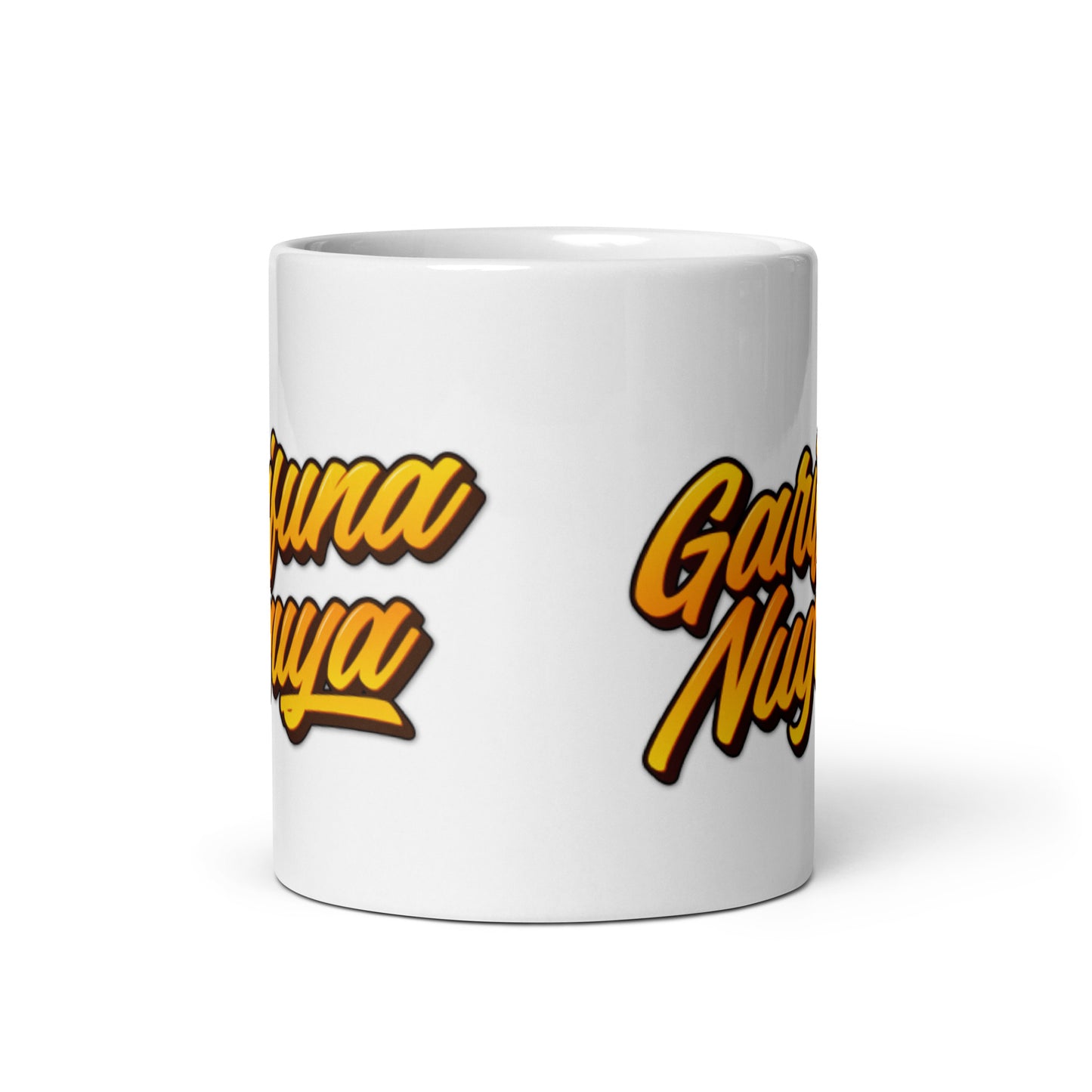 Garifuna Nuguya White glossy mug