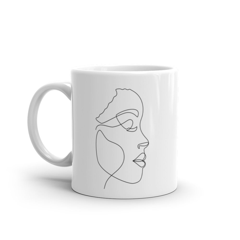 Belizean Girl Self Portrait mug