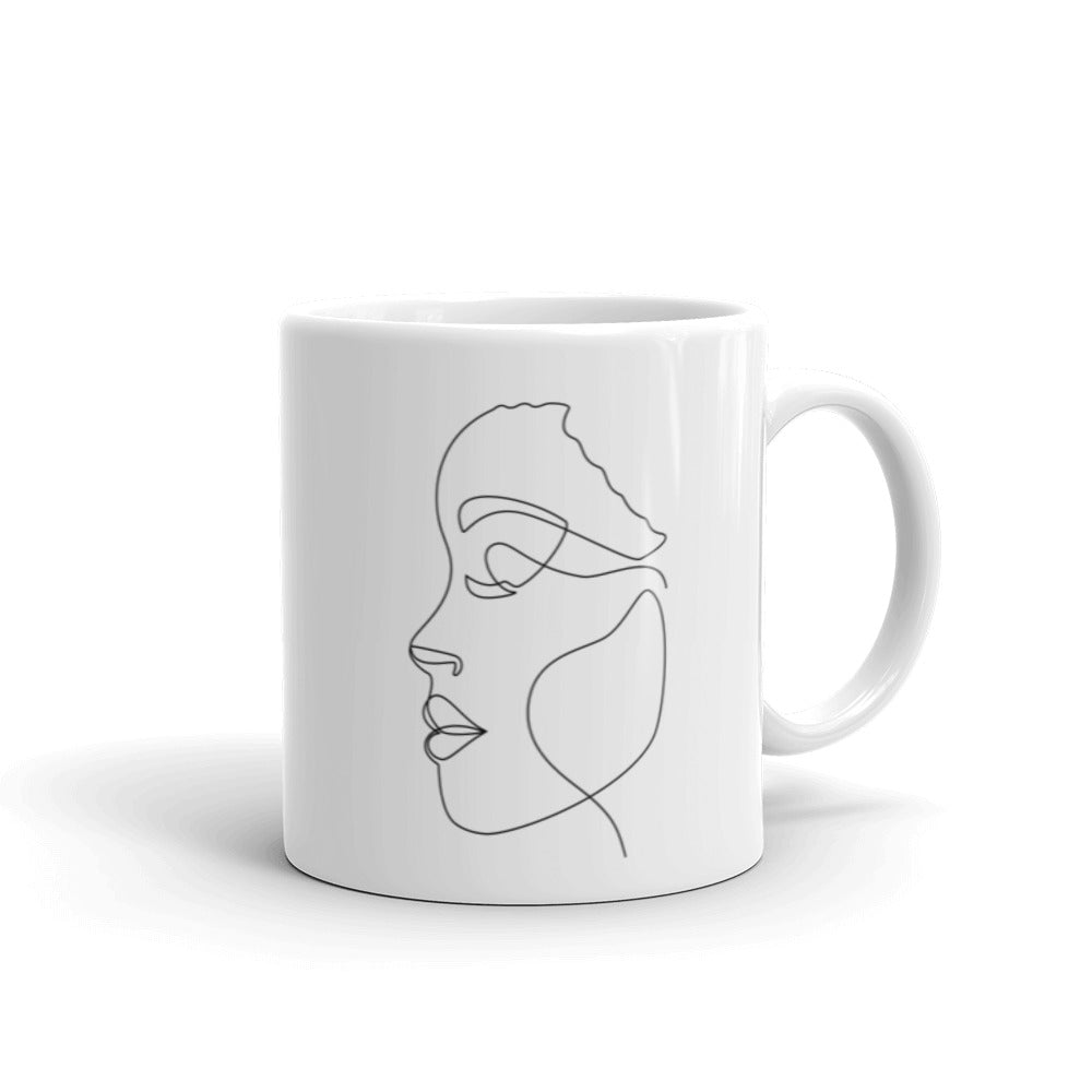Belizean Girl Self Portrait mug