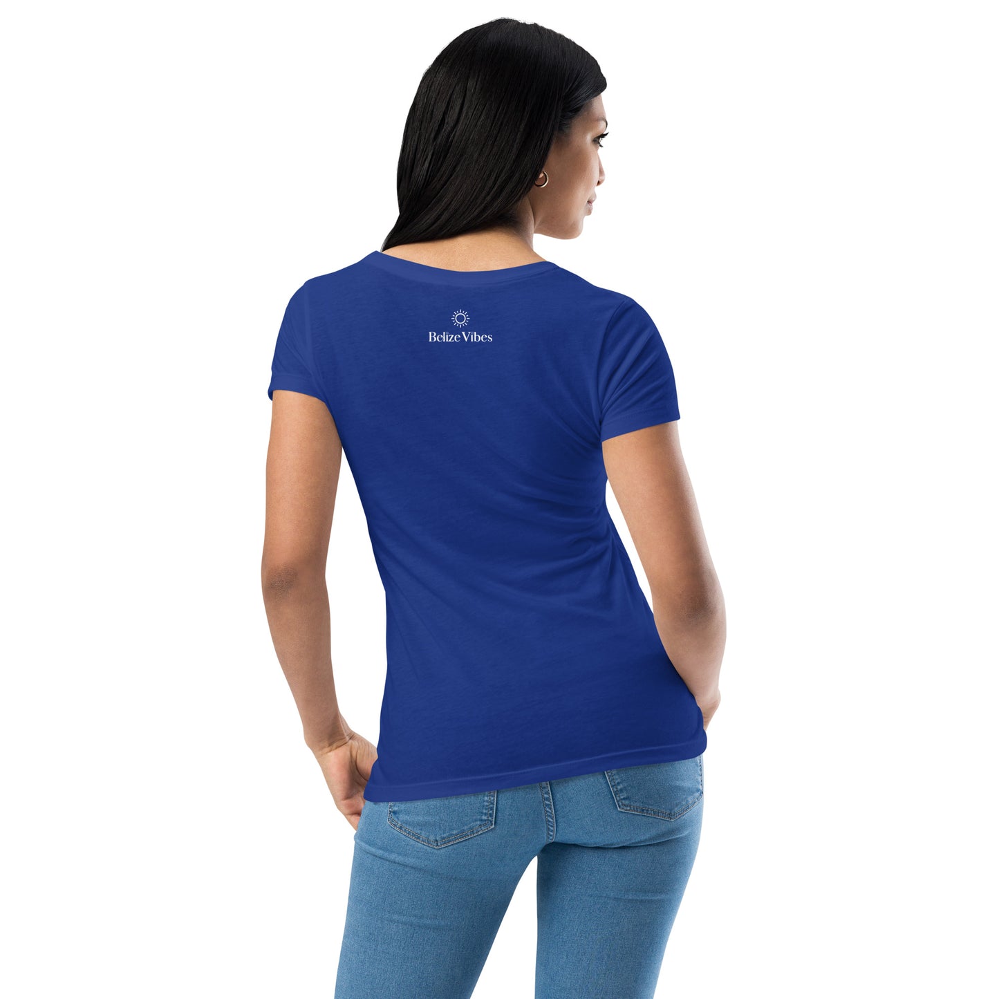 Belize Rainbow Women’s fitted t-shirt