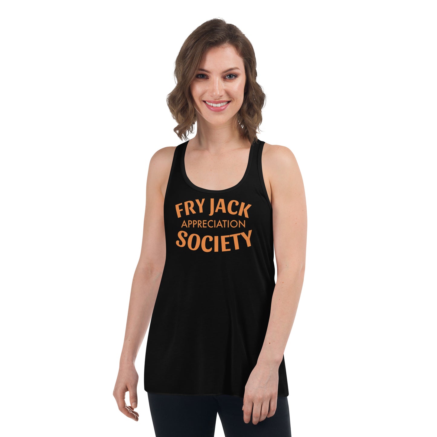 Fry Jack Appreciation Society Women's Flowy Racerback Tank
