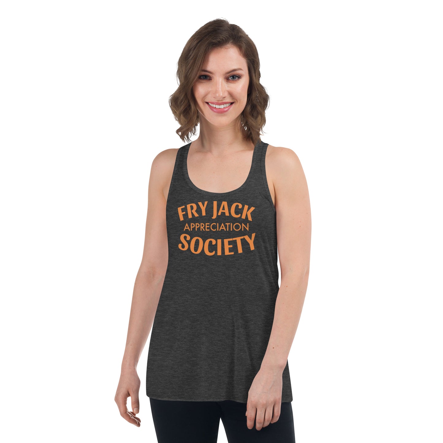 Fry Jack Appreciation Society Women's Flowy Racerback Tank