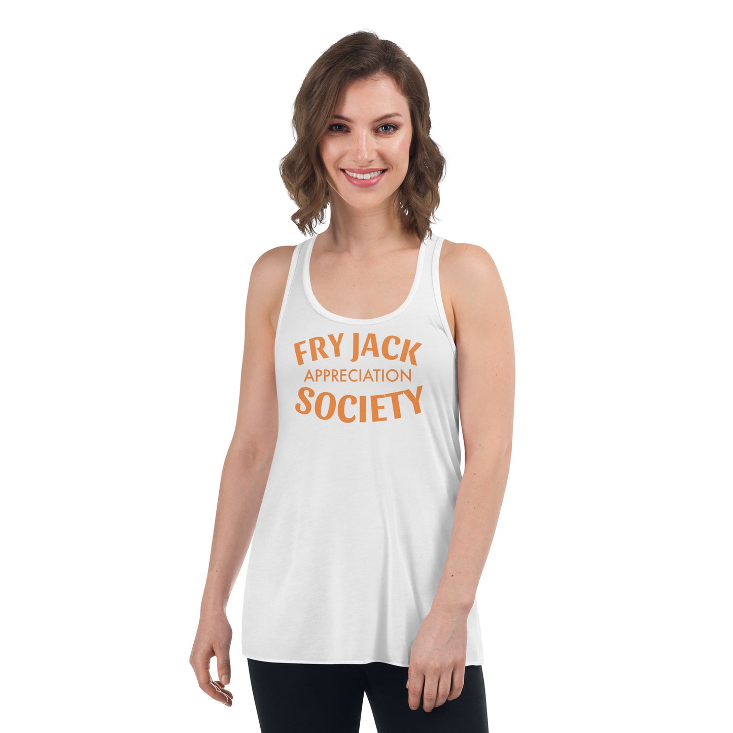 Fry Jack Appreciation Society Women's Flowy Racerback Tank