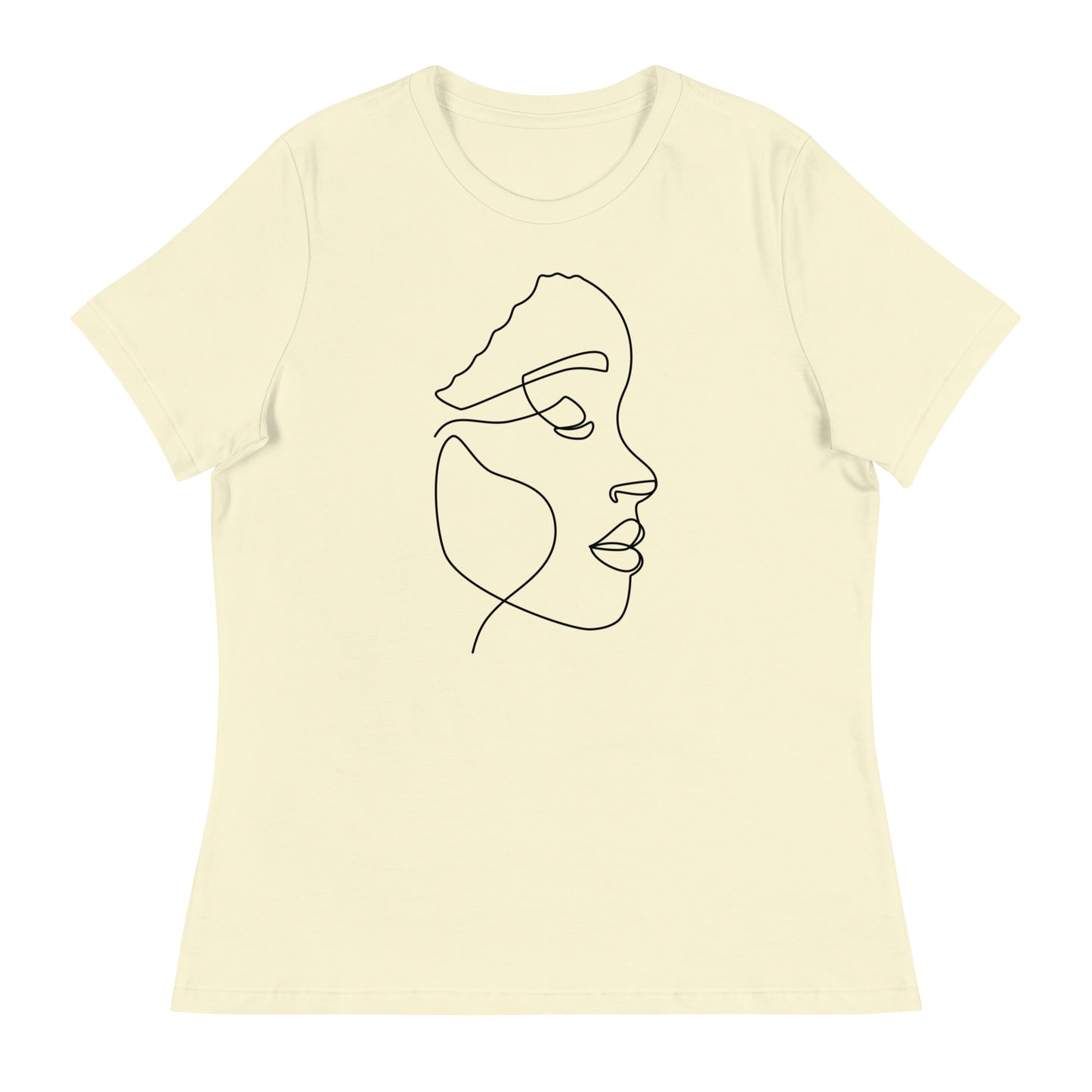 Self Portrait Line Drawing Women's Relaxed T-Shirt