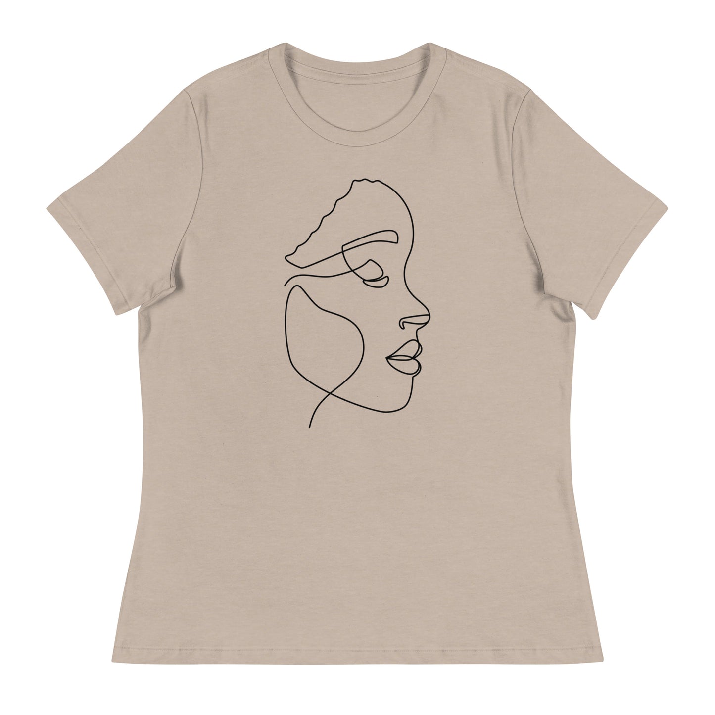 Self Portrait Line Drawing Women's Relaxed T-Shirt