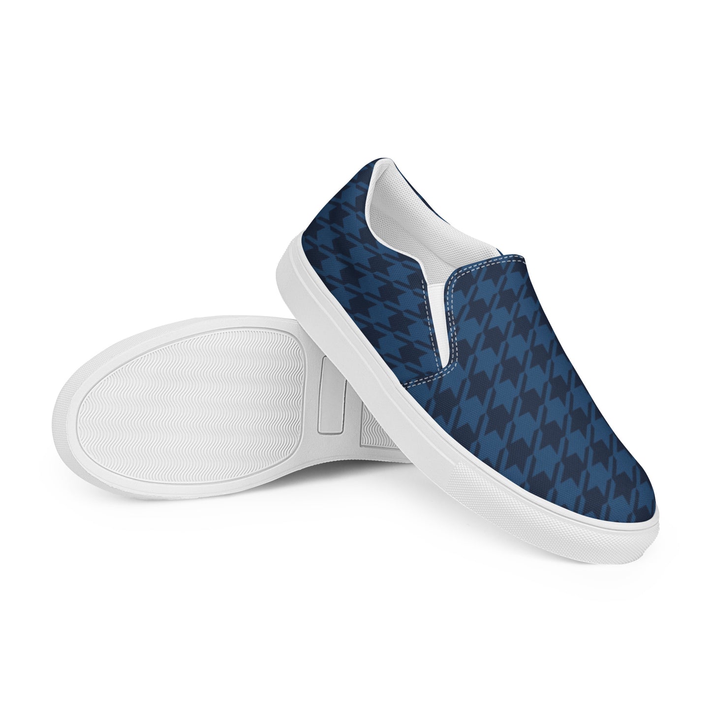 Houndstooth Women’s slip-on canvas shoes