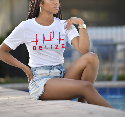 Belize Lifeline Red Logo Short-Sleeve Unisex T-Shirt