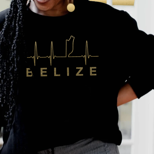 Belize Lifeline Golden Unisex Sweatshirt