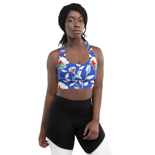 Hummingbird Longline sports bra