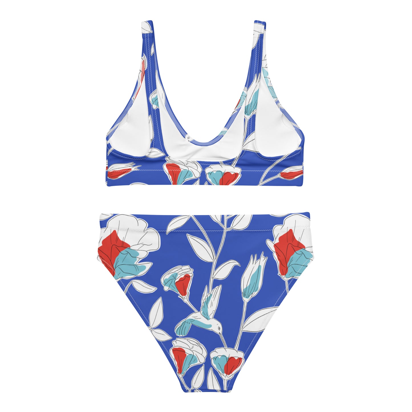 Hummingbird Recycled high-waisted bikini