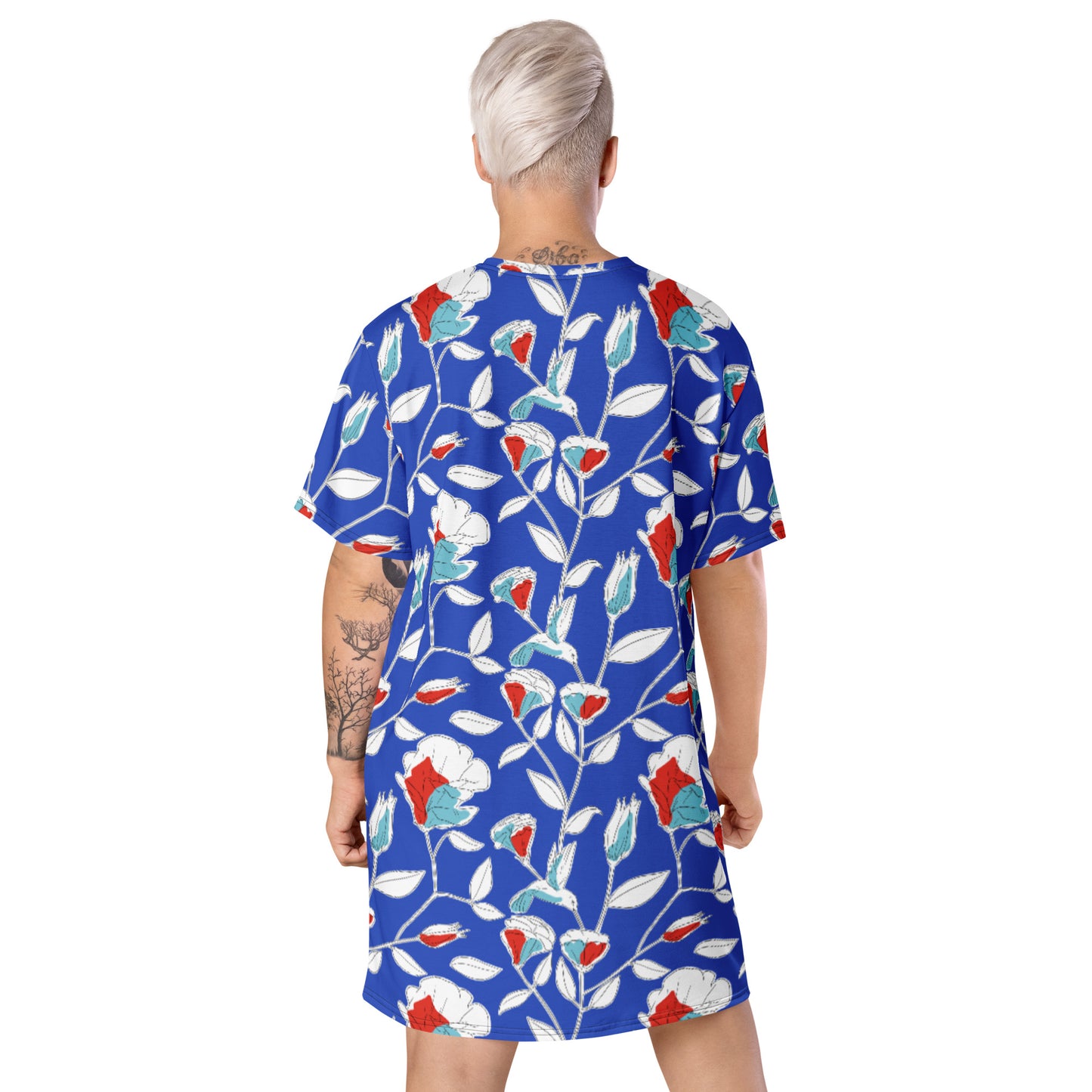 Hummingbird T-shirt dress