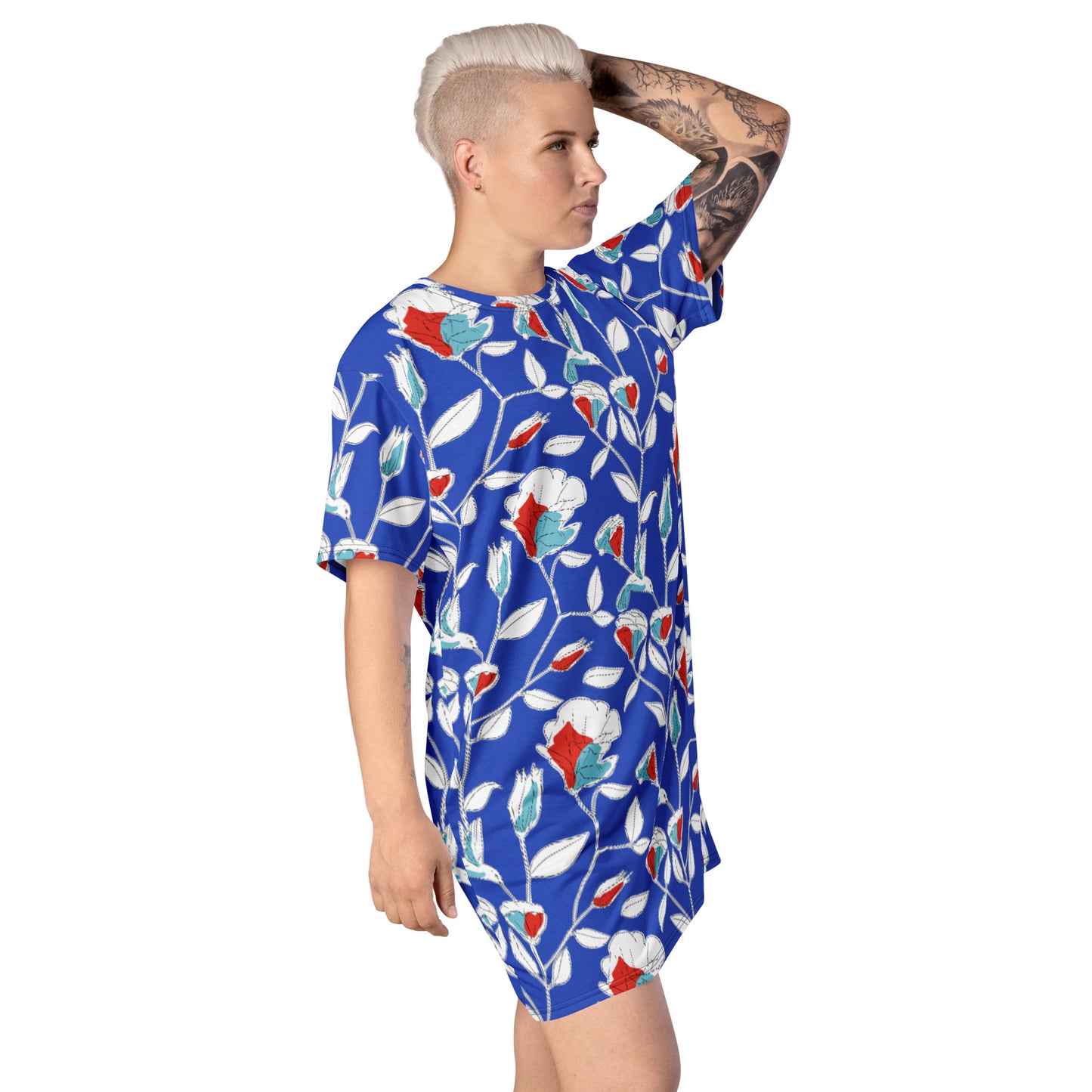 Hummingbird T-shirt dress