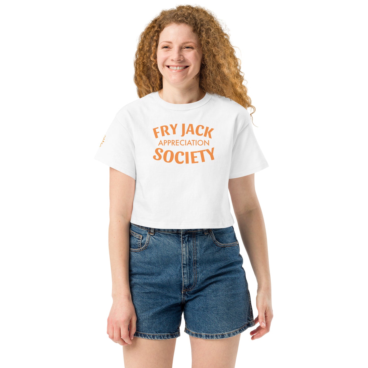 Fry Jack Appreciation Society Champion crop top