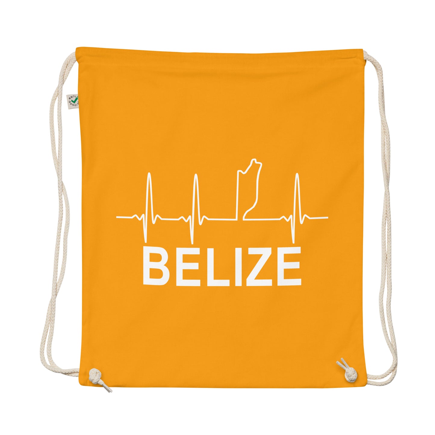 Belize Lifeline Organic cotton drawstring bag