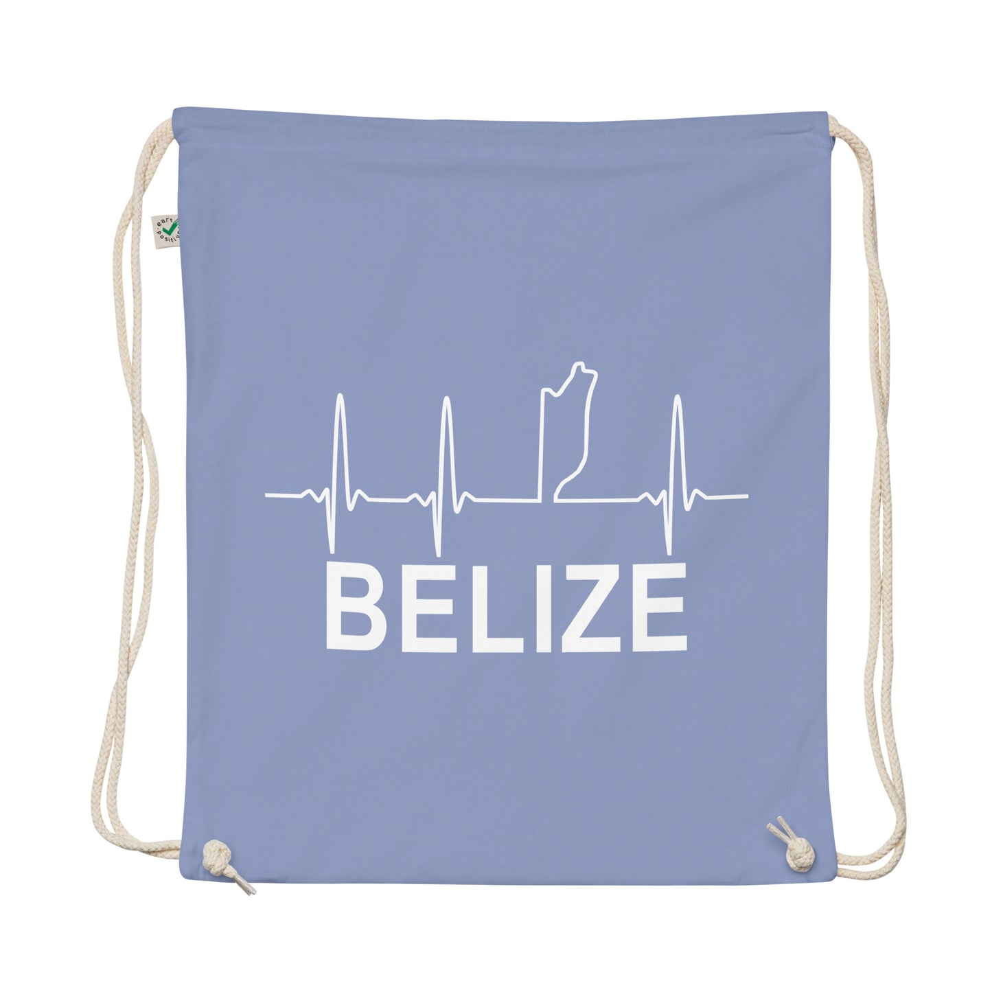 Belize Lifeline Organic cotton drawstring bag