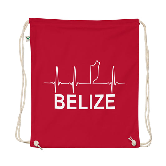Belize Lifeline Organic cotton drawstring bag