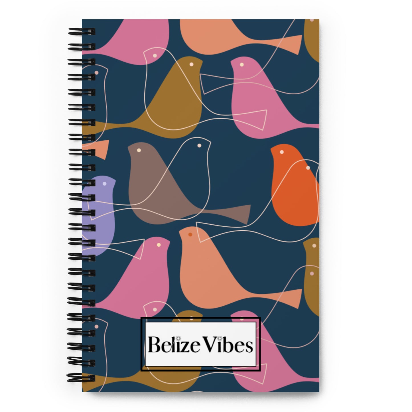 Belize Birds Spiral notebook