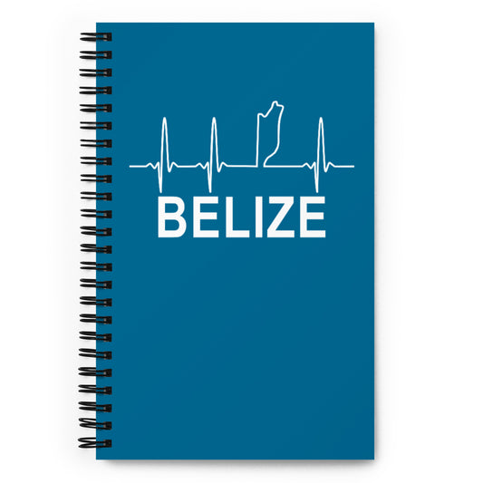 Belize Lifeline Blue Spiral notebook