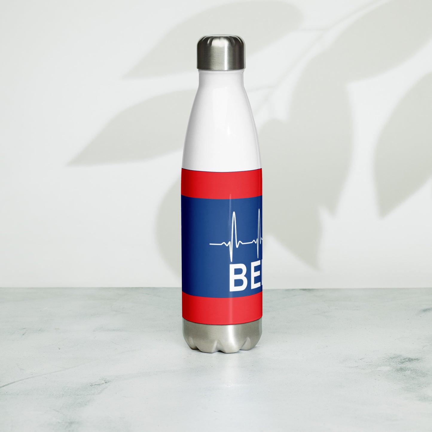 Belize Flag Stainless Steel Water Bottle