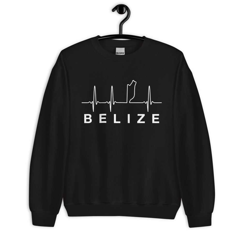 Belize Lifeline White Logo Unisex Sweatshirt