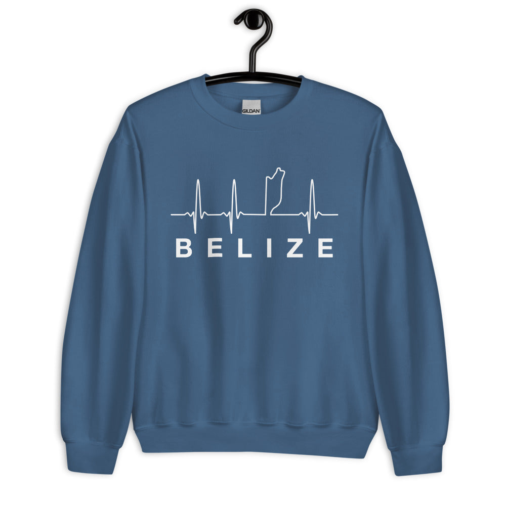 Belize Lifeline White Logo Unisex Sweatshirt