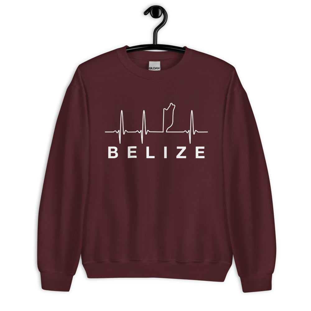 Belize Lifeline White Logo Unisex Sweatshirt