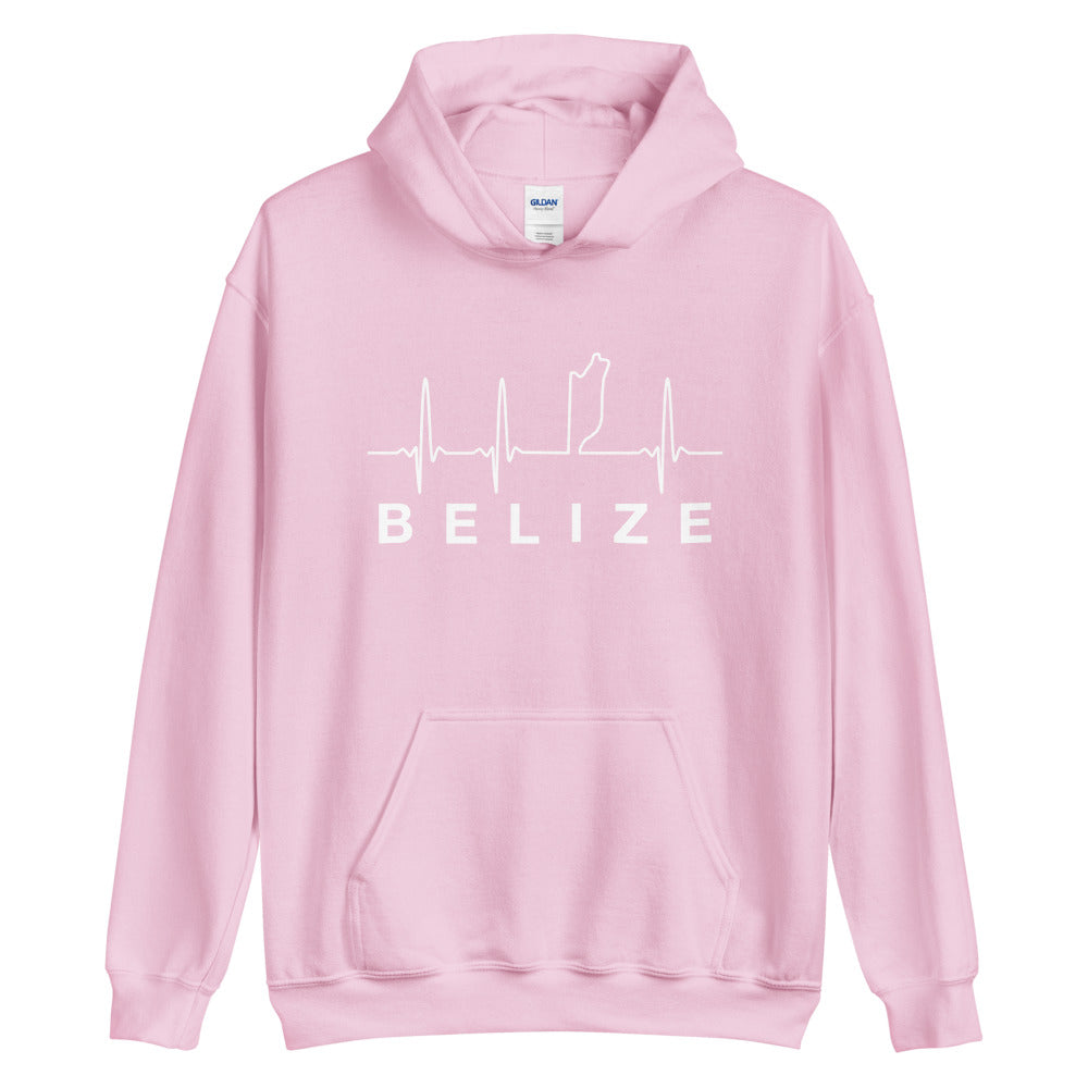 Belize Lifeline White Logo Unisex Hoodie