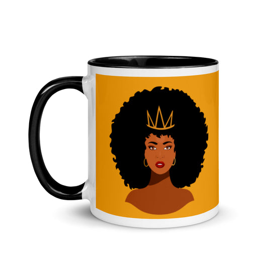 Garifuna Nuyuga Queen Mug with Color Inside
