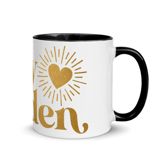 Stay Golden Mug with Color Inside