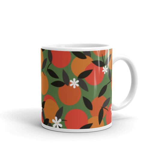 Pomona Valley White glossy mug