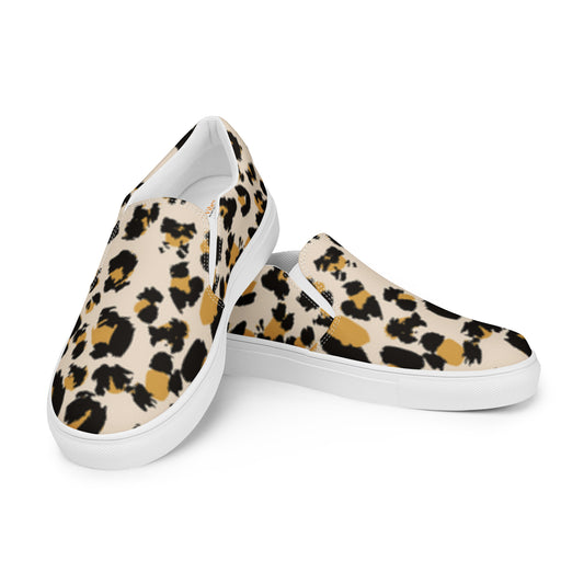 Jaguar Paw Women’s slip-on canvas shoes